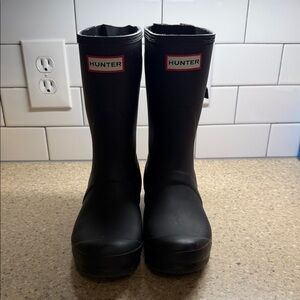 Hunter Original Short Adjustable Black Rain Boots